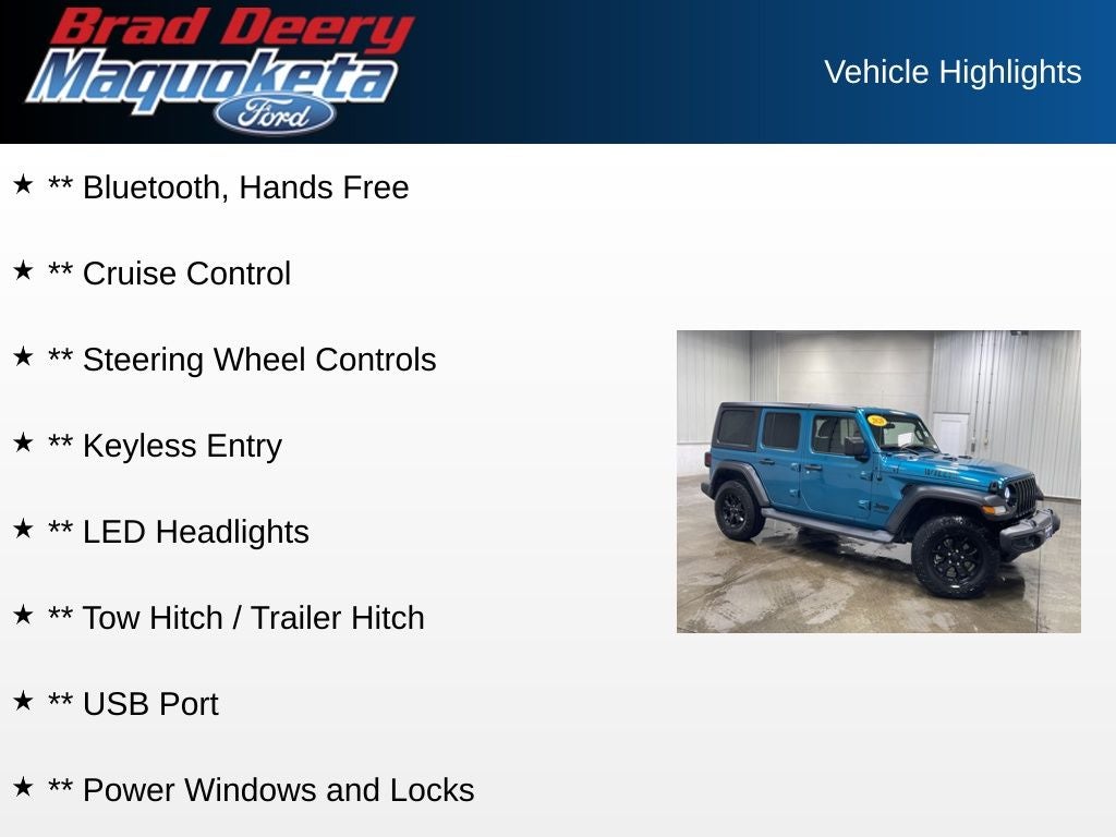 2020 Jeep Wrangler Unlimited Sport