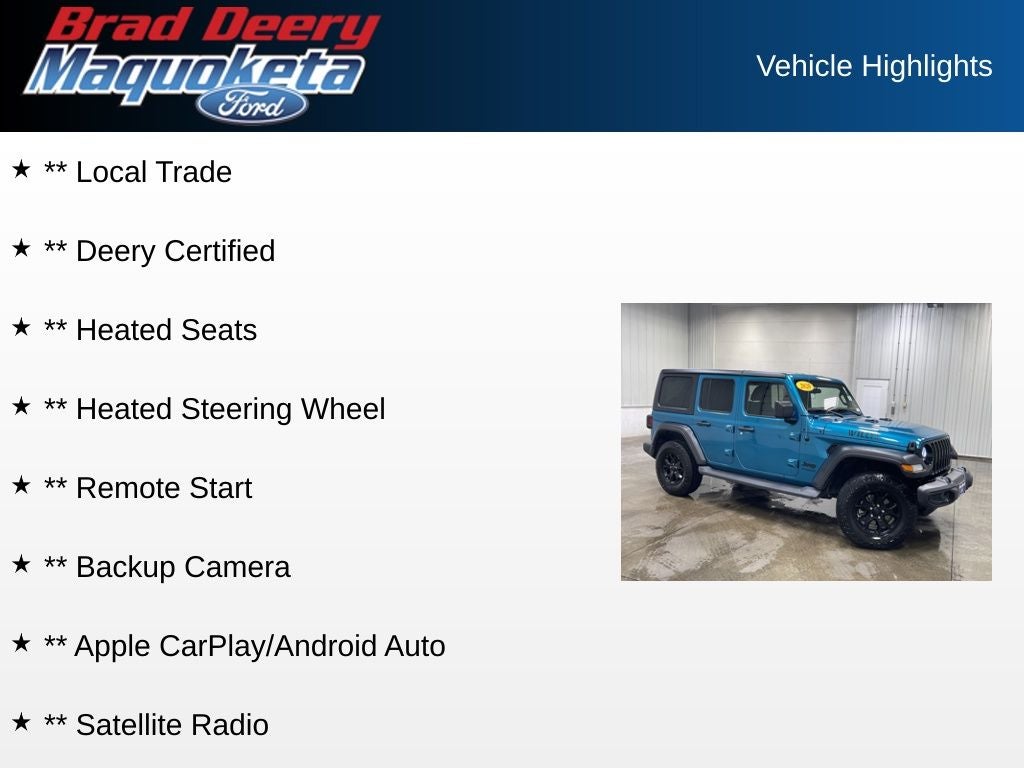 2020 Jeep Wrangler Unlimited Sport