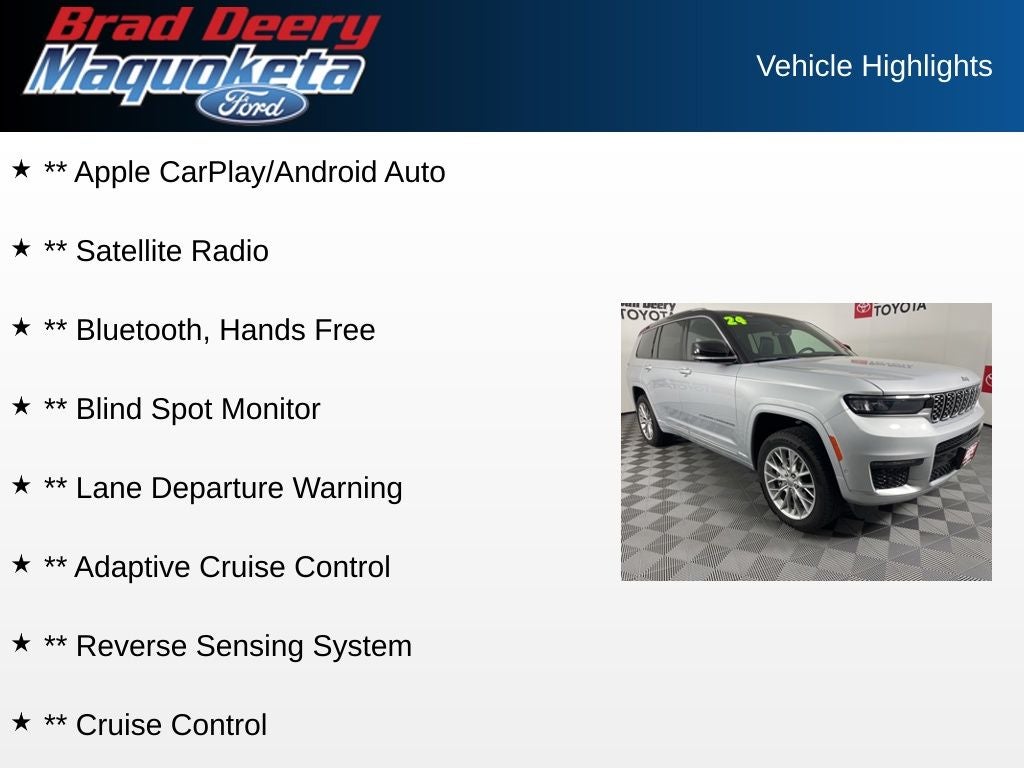 2024 Jeep Grand Cherokee L Summit