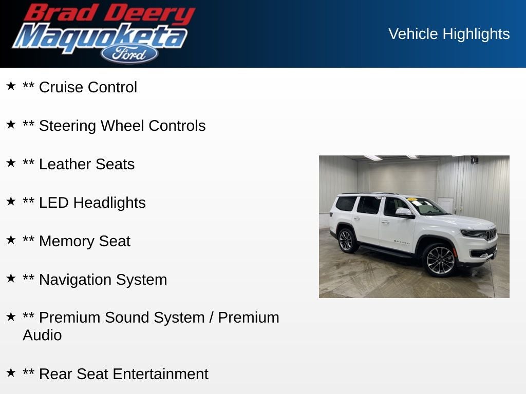 2022 Jeep Wagoneer Series II
