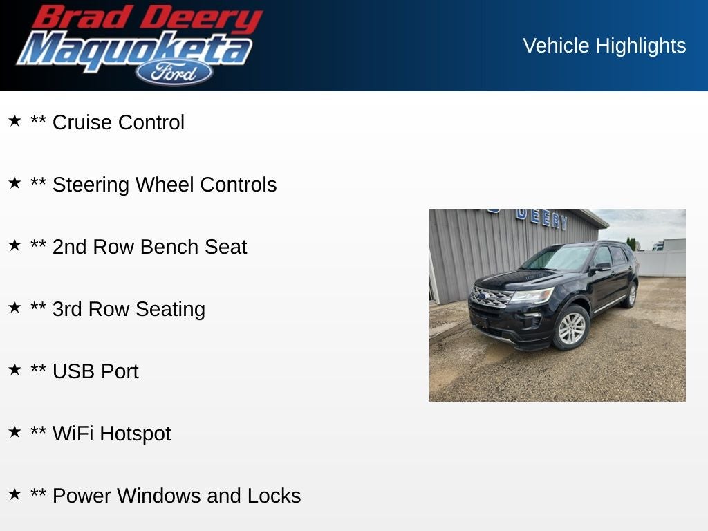 2019 Ford Explorer XLT