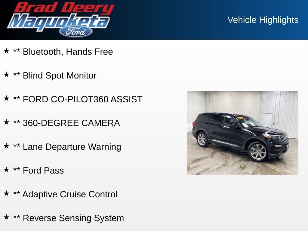 2020 Ford Explorer Platinum
