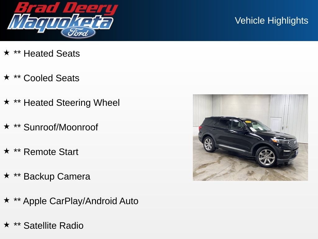 2020 Ford Explorer Platinum