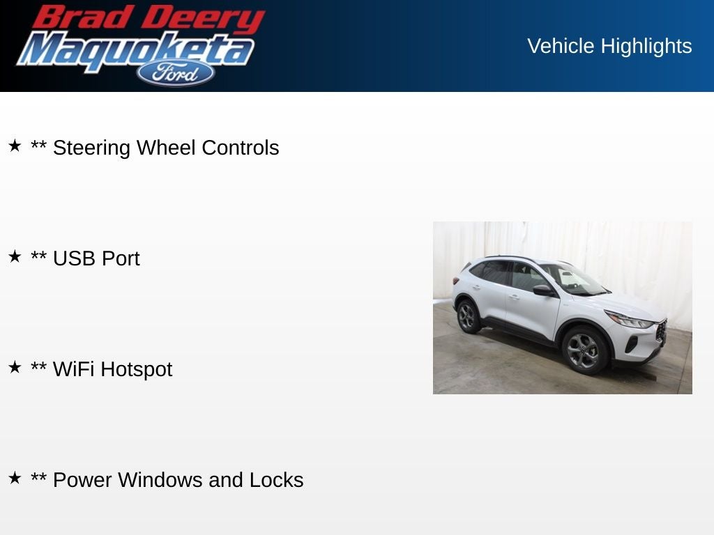 2025 Ford Escape ST-Line