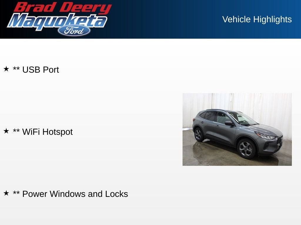 2025 Ford Escape ST-Line