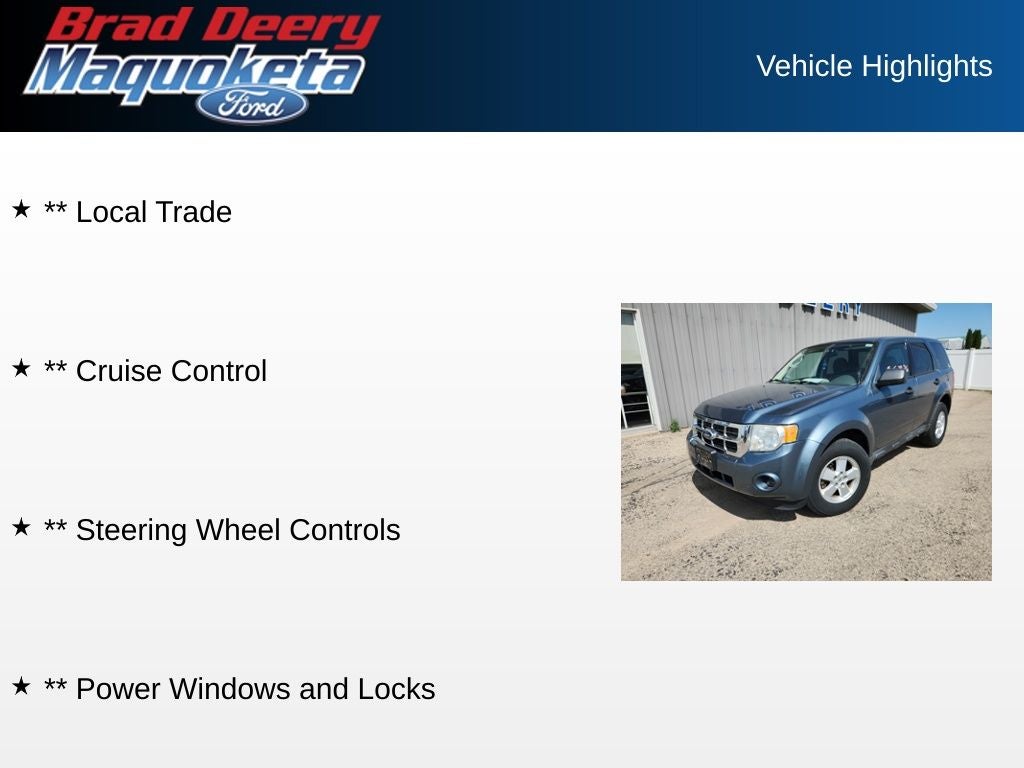 2010 Ford Escape XLS