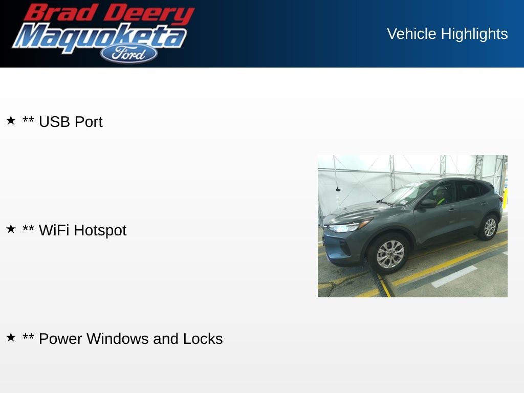 2025 Ford Escape Active