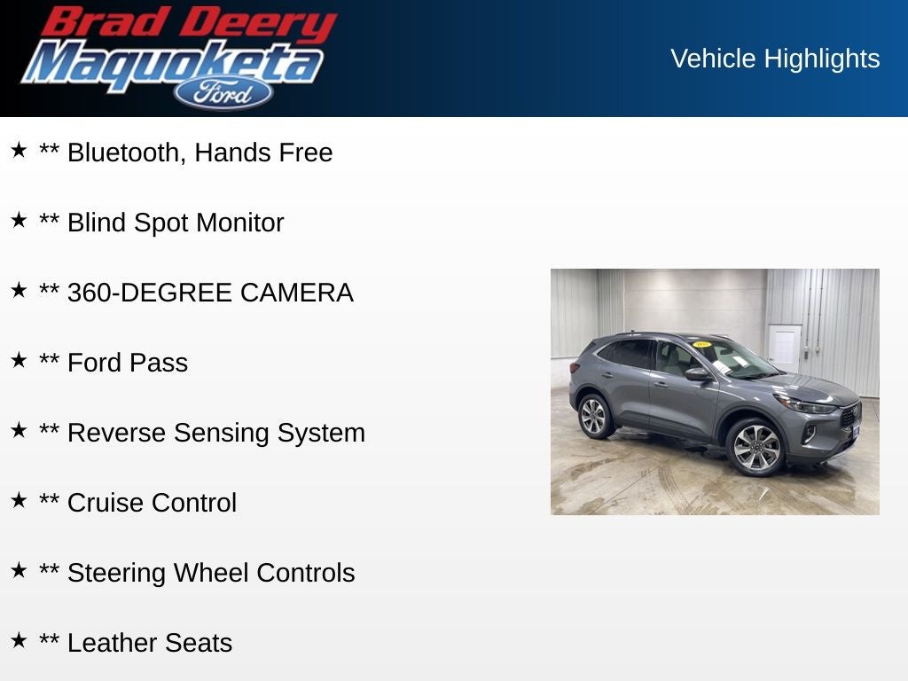 2023 Ford Escape Platinum