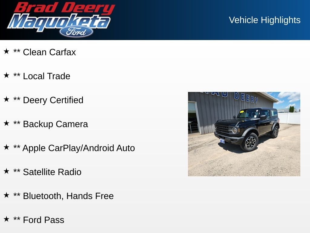 2022 Ford Bronco Base
