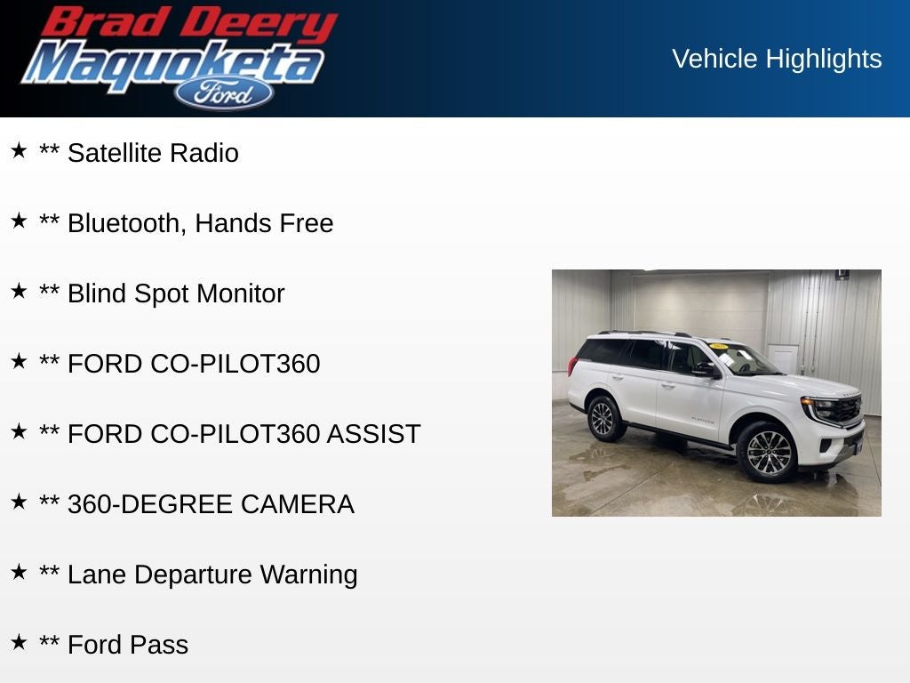 2025 Ford Expedition PLATINUM