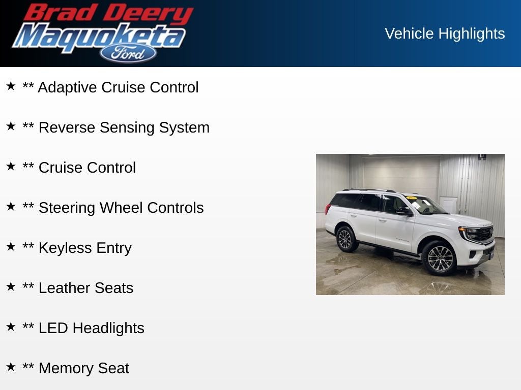 2025 Ford Expedition PLATINUM