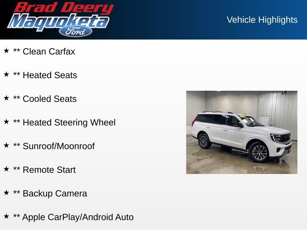 2025 Ford Expedition PLATINUM