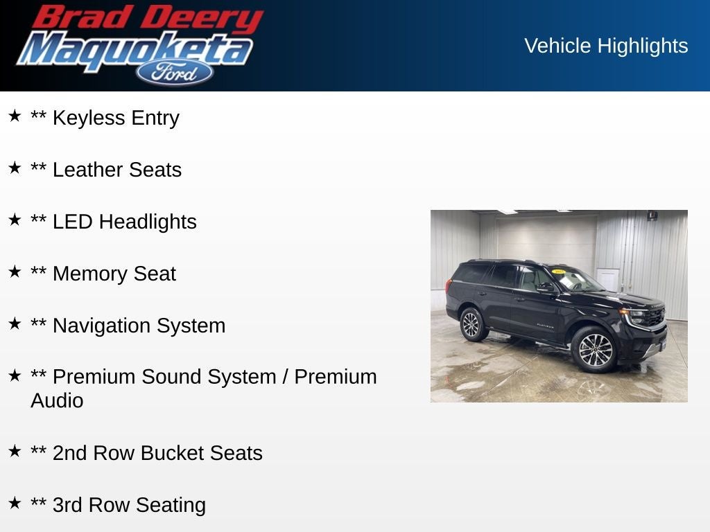 2025 Ford Expedition Platinum