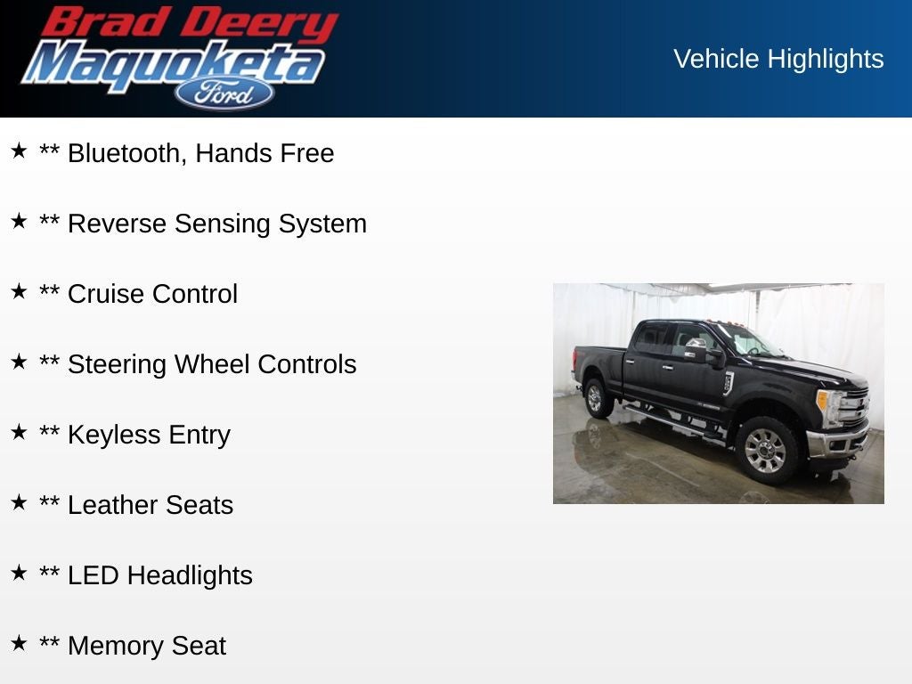 2017 Ford F-350SD Lariat