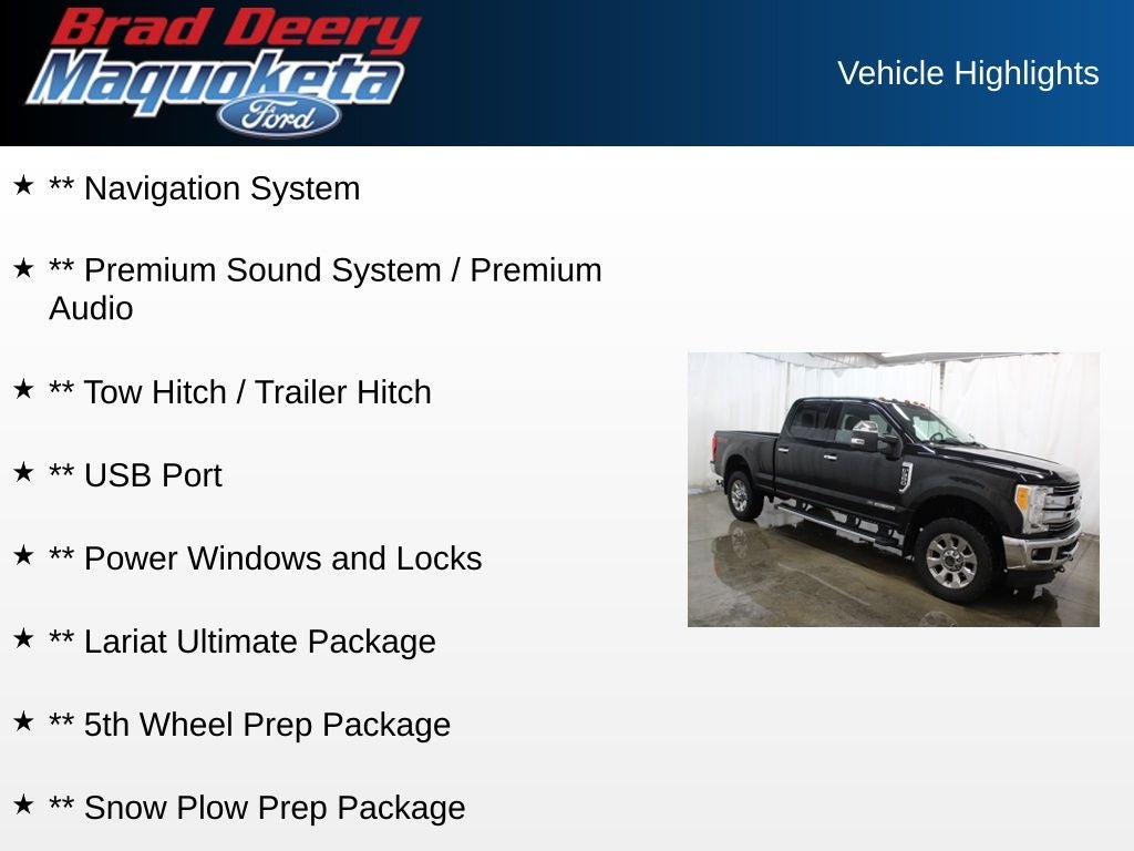 2017 Ford F-350SD Lariat