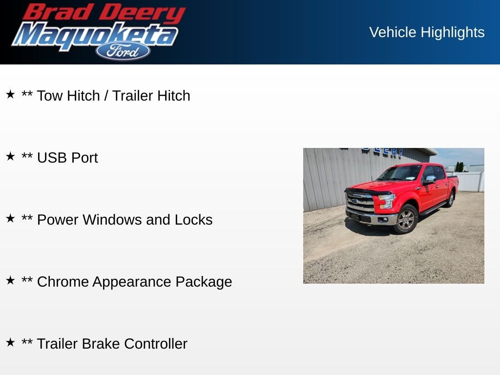 2016 Ford F-150 Lariat
