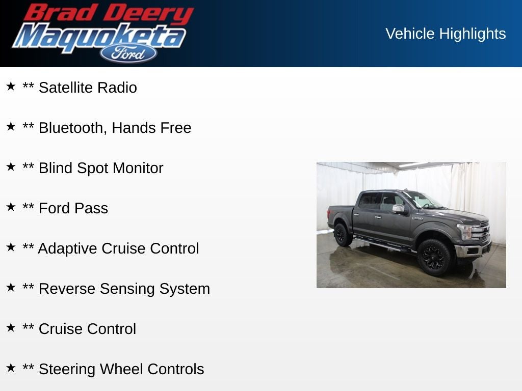 2018 Ford F-150 Lariat