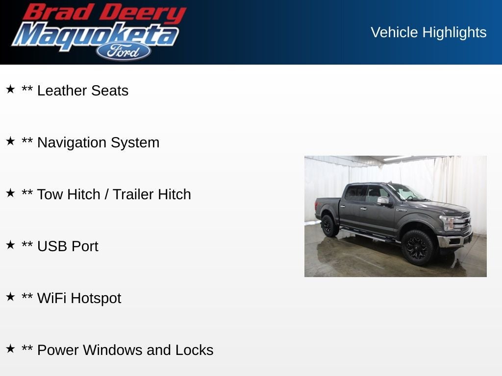 2018 Ford F-150 Lariat