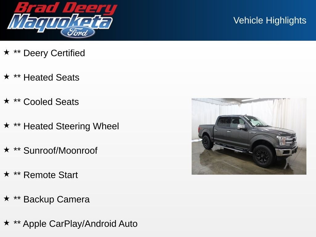 2018 Ford F-150 Lariat