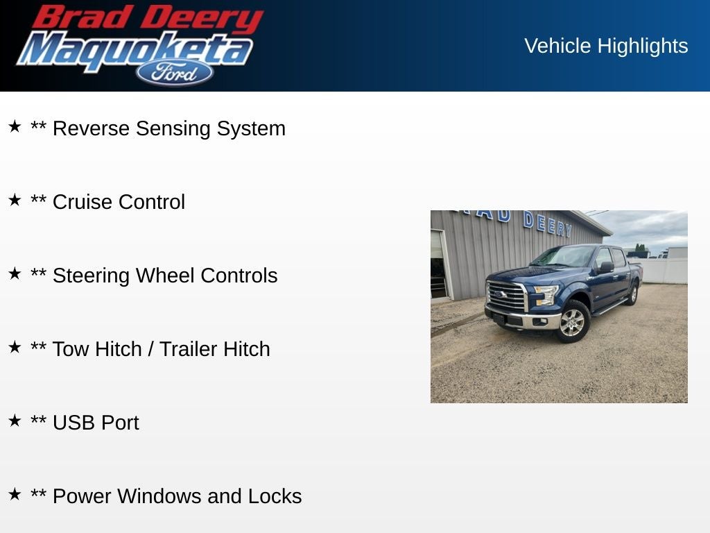 2016 Ford F-150 XLT