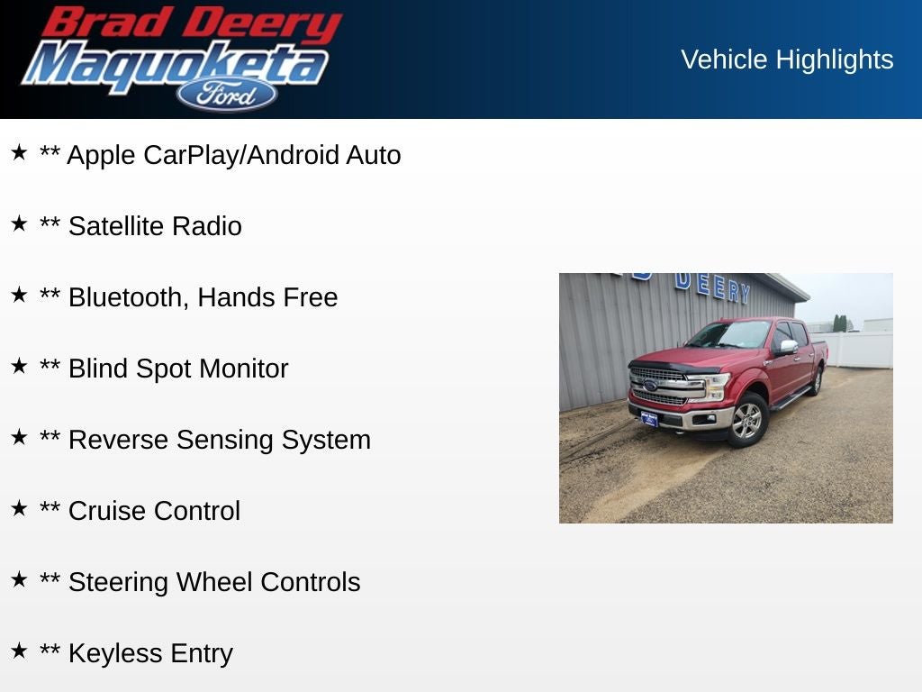 2018 Ford F-150 Lariat