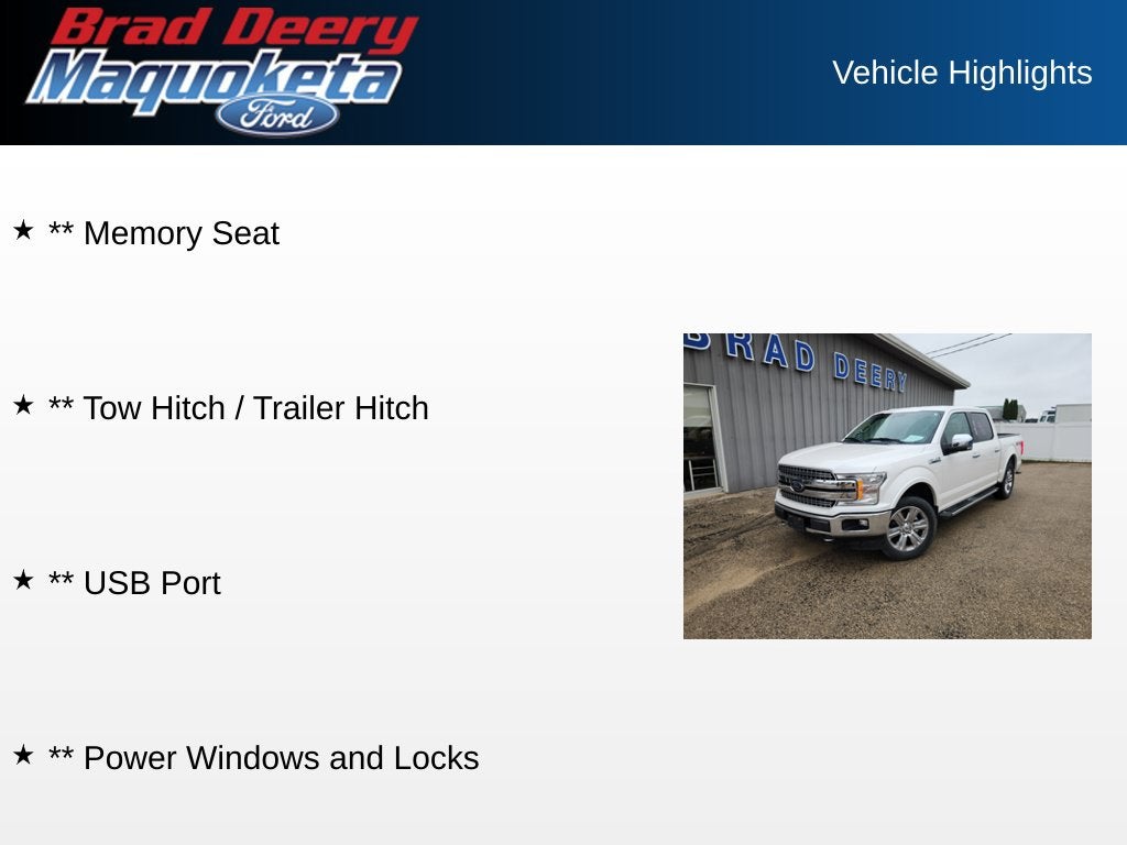 2018 Ford F-150 Lariat