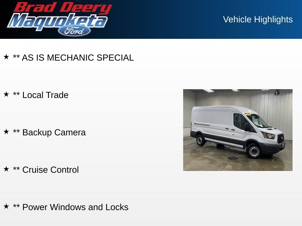 2018 Ford Transit-250 Base