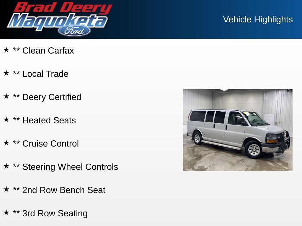 2011 Chevrolet Express 1500 LT