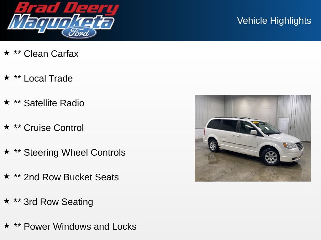 2010 Chrysler Town & Country Touring