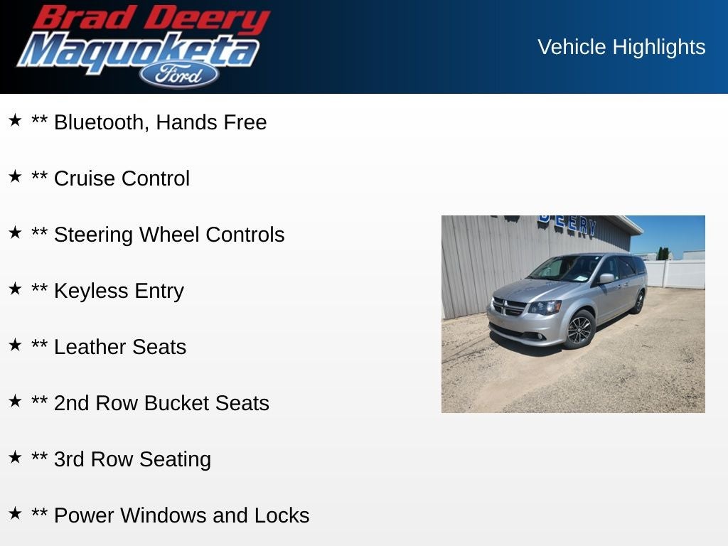 2019 Dodge Grand Caravan GT