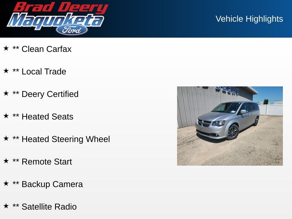 2019 Dodge Grand Caravan GT