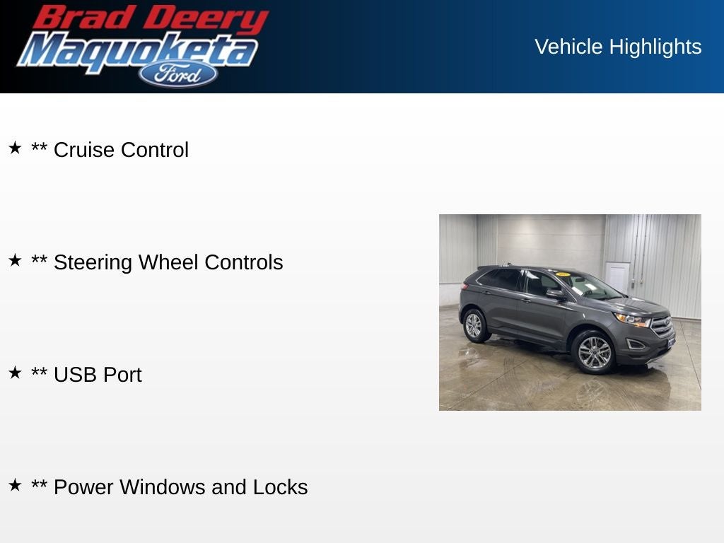 2017 Ford Edge SEL