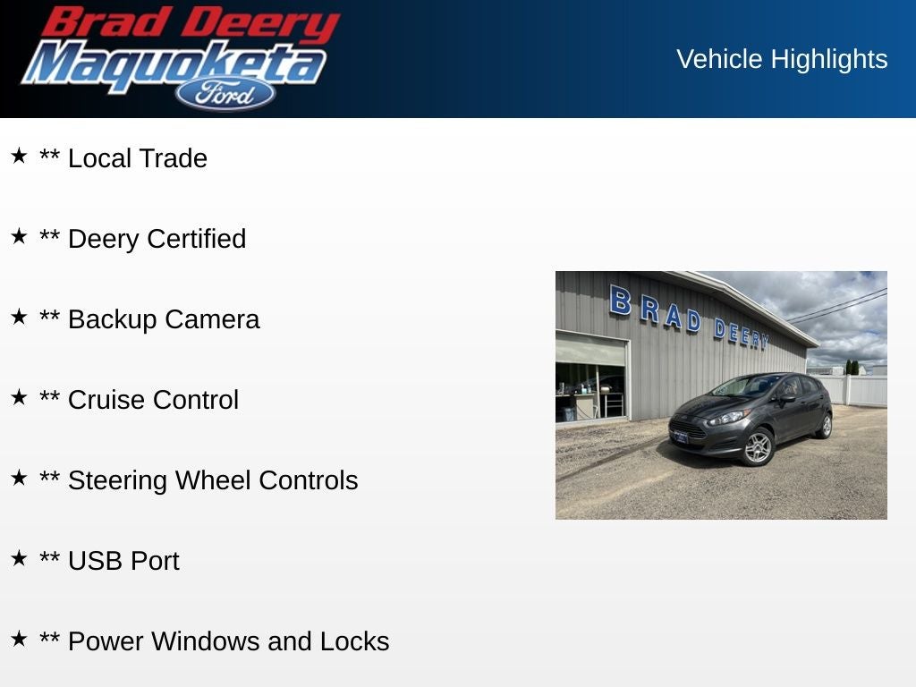 2019 Ford Fiesta SE