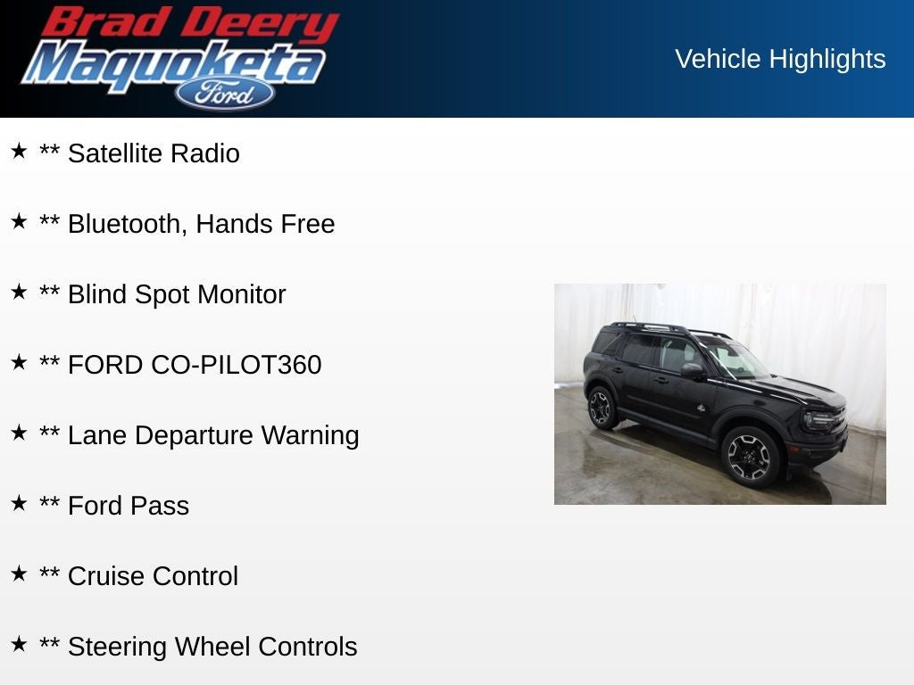 2023 Ford Bronco Sport Outer Banks