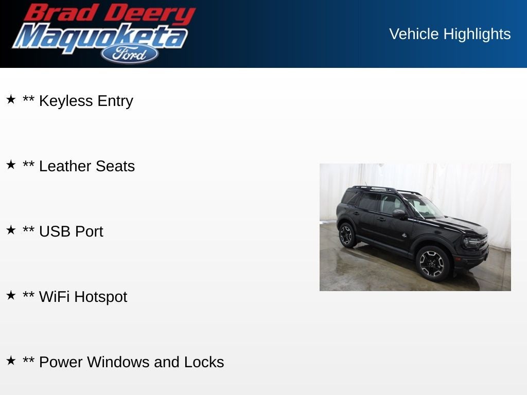 2023 Ford Bronco Sport Outer Banks