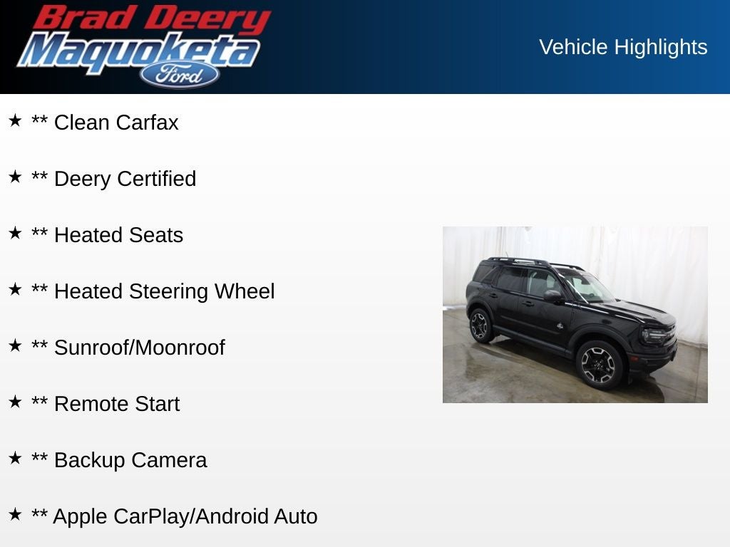 2023 Ford Bronco Sport Outer Banks