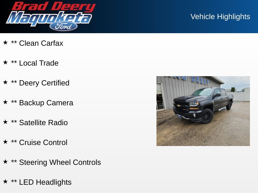 2017 Chevrolet Silverado 1500 LT