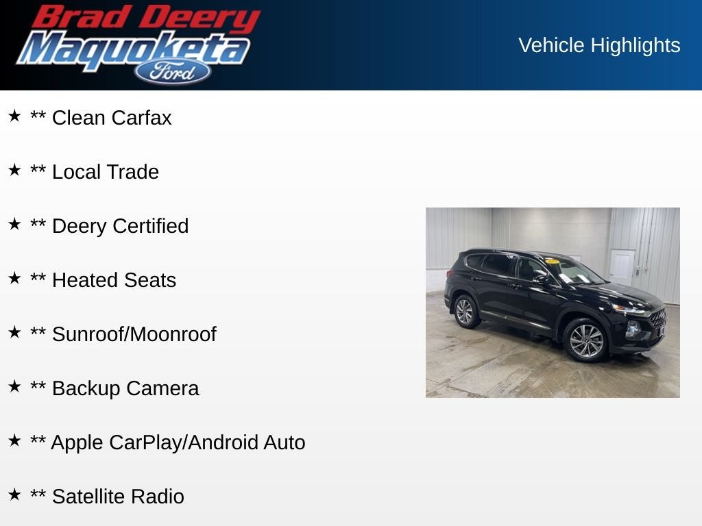 2019 Hyundai Santa Fe Limited